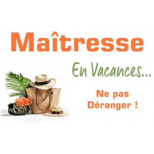 Toile Maîtresse 04 avec support baguette blanc offert