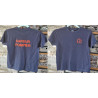 Tshirt POMPIER bleu marine