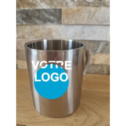 MUG INOX personnalisé et maquette offerte à partir de 5 pièces