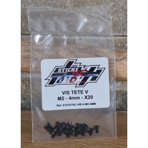 VIS TETE V M2 4MM X20