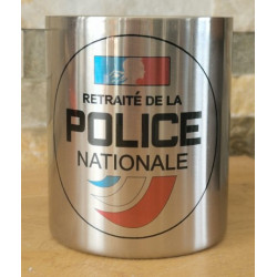 MUG INOX retraité police nationale