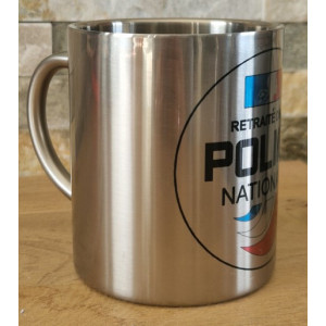 MUG INOX retraité police nationale