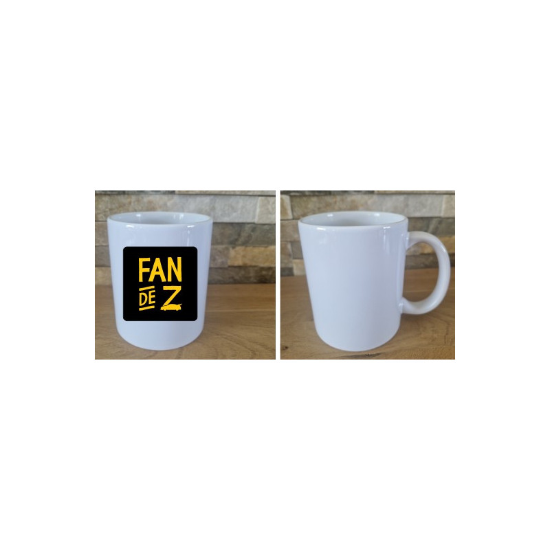 MUG CERAMIQUE BLANC FAN DE Z