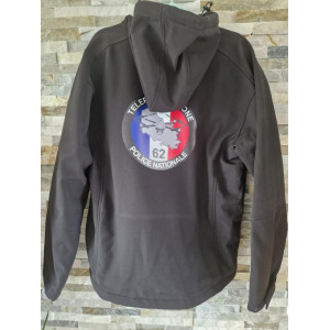 Veste softshell force de l'ordre