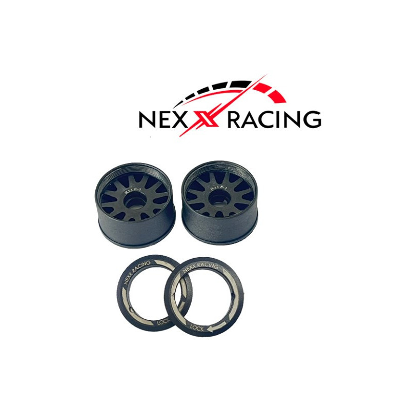 JANTE 2WD ARRIERE NEXX RACING NOIR