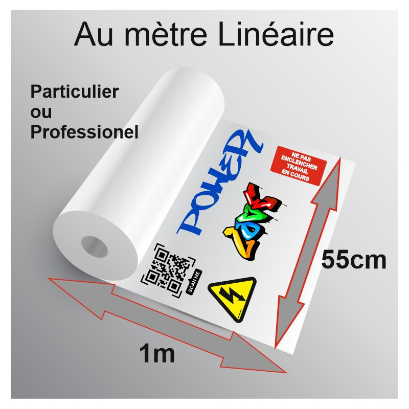 DTF UV au Mètre Linéaire