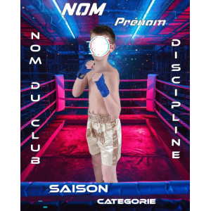 BACHE BOXE 1 PERSONNALISEE
