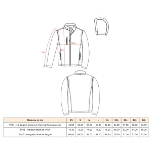 VESTE SOFTSHELL TETC