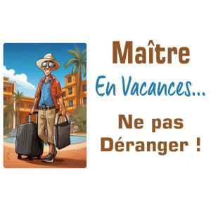 Toile Maître 01 avec support baguette blanc offert