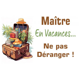 Toile Maître 03 avec support baguette blanc offert