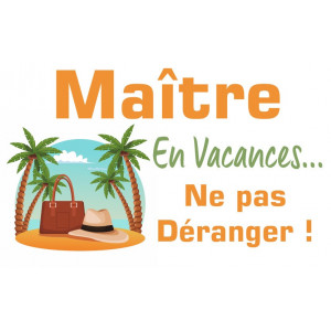 Toile Maître 04 avec support baguette blanc offert