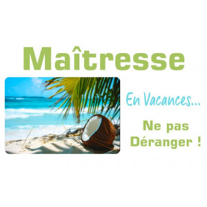 Toile Maîtresse 02 avec support baguette blanc offert